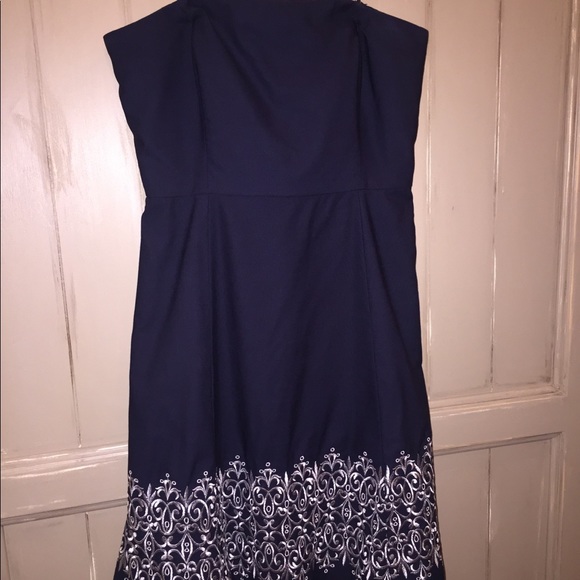 Ann Taylor LOFT Cocktail Dress Navy - Picture 7 of 7